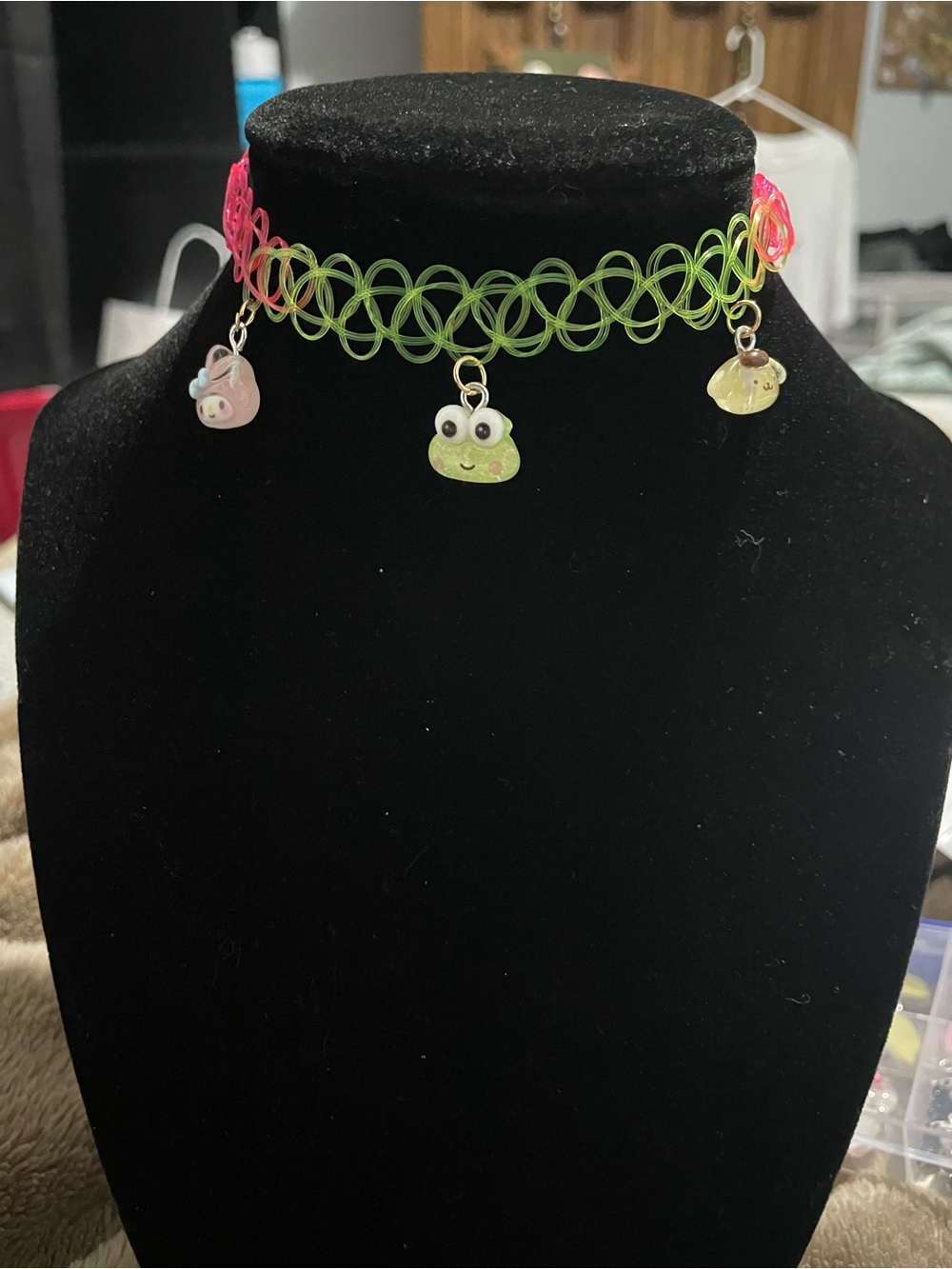 Handmade Sanrio Charm Choker Necklace